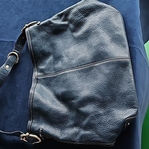 Gently used blue Liz Claiborne shoulder purse